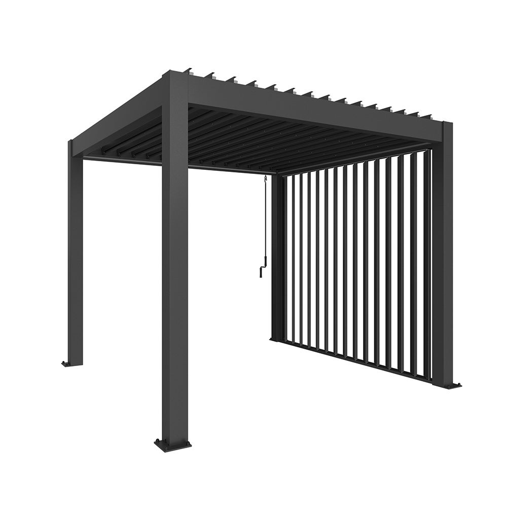 Biohort, Sidovägg galler till pergola 3.5m metallic dark grey