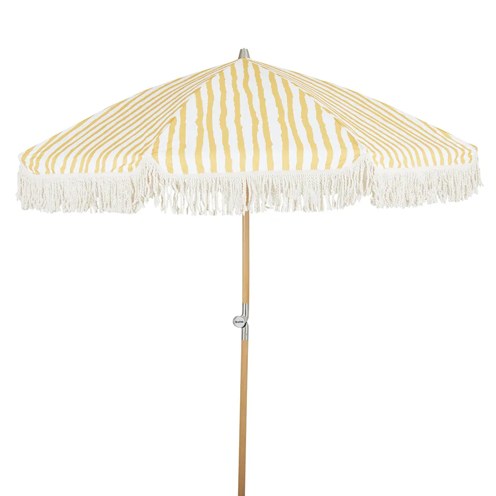 Brafab, Gatsby parasoll Ø180 cm gulrandigt