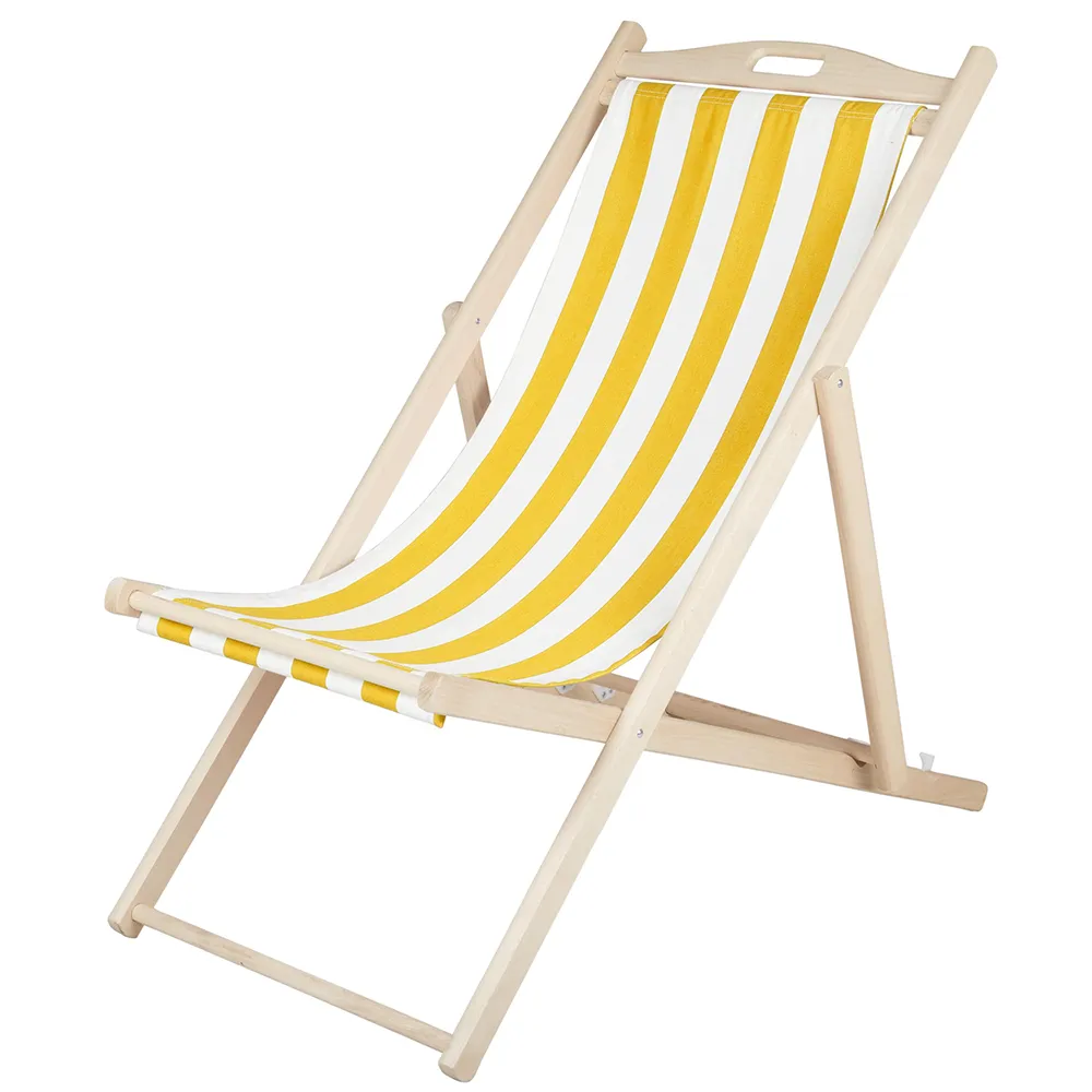Brafab, Dingla strandstol Gul/Vit