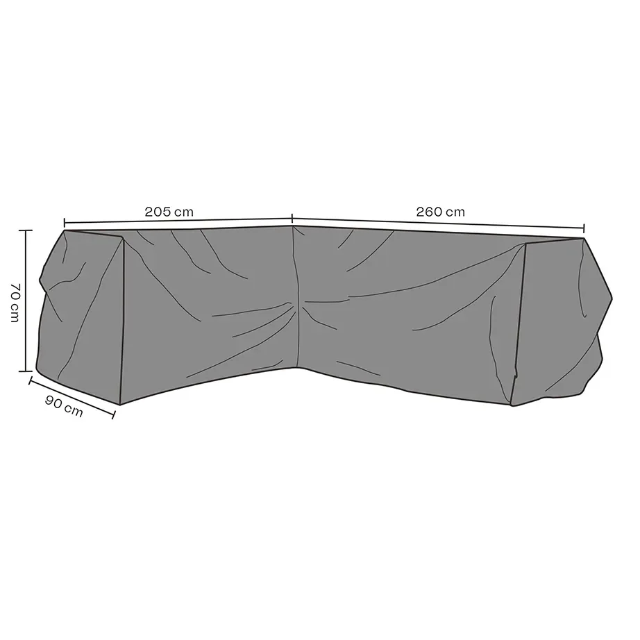 Brafab, Möbelskydd Hörnsoffa 260/205x70 cm Premium