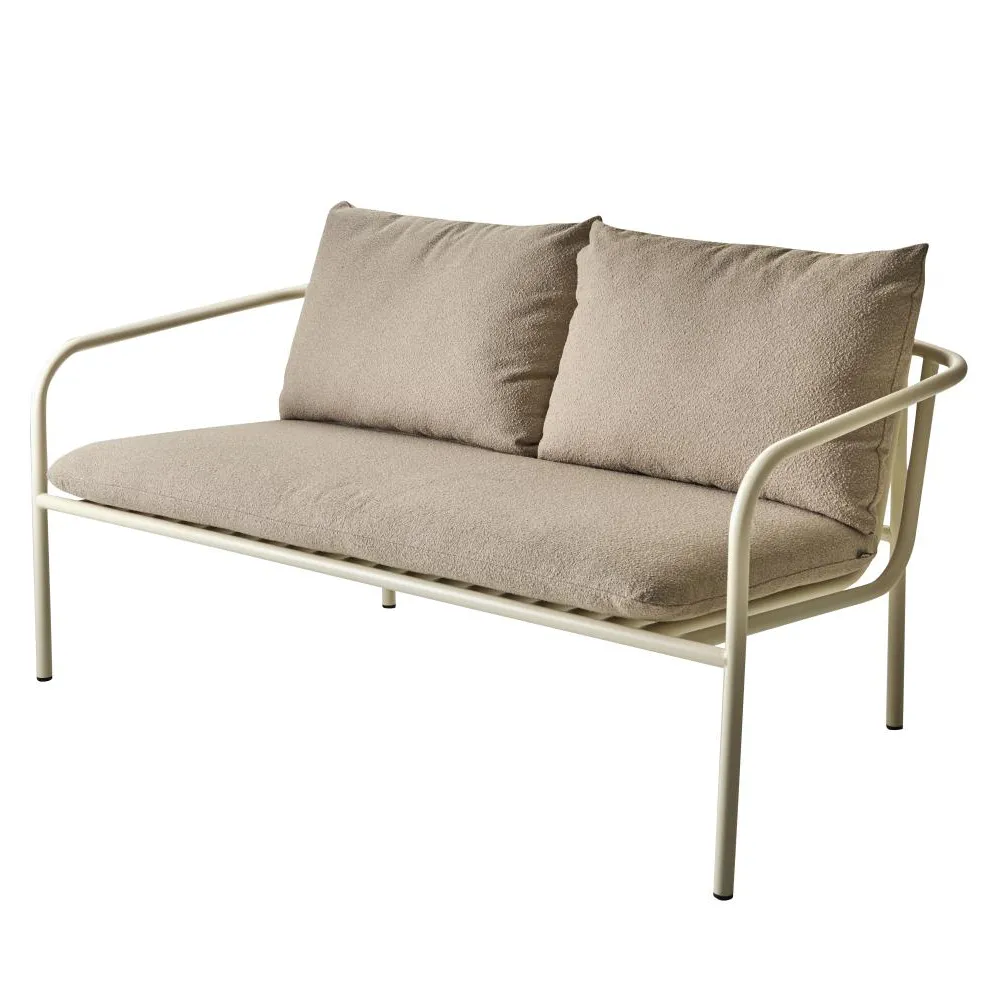 Brafab, Bendt Soffa Teddy Beige/Pearl White