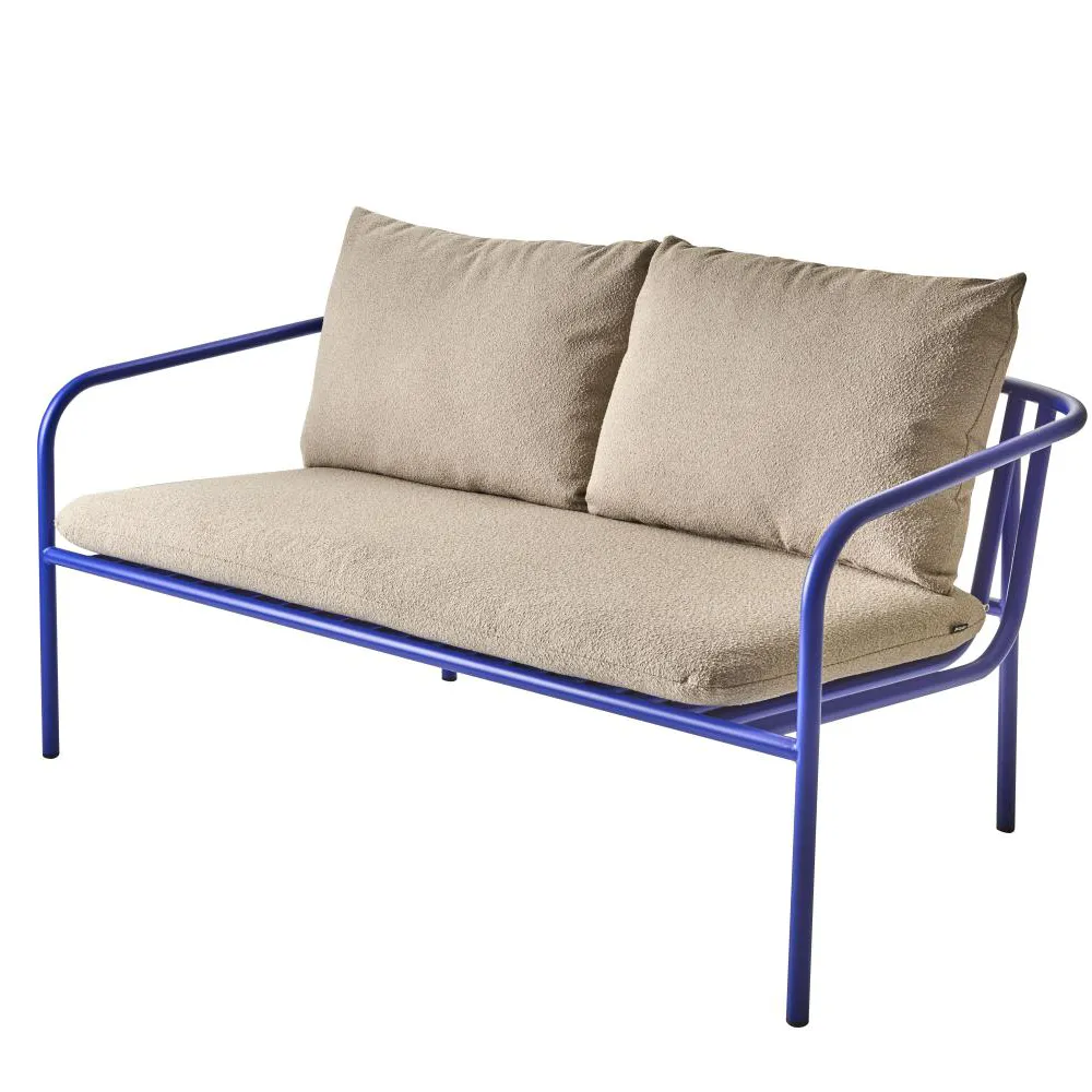 Brafab, Bendt Soffa Teddy Beige/Indigo Blue