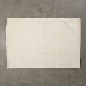 Layered Wool Border ullmatta 180 x 200 naturvit