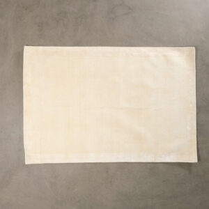 Layered Wool Border ullmatta 180 x 200 cm naturvit