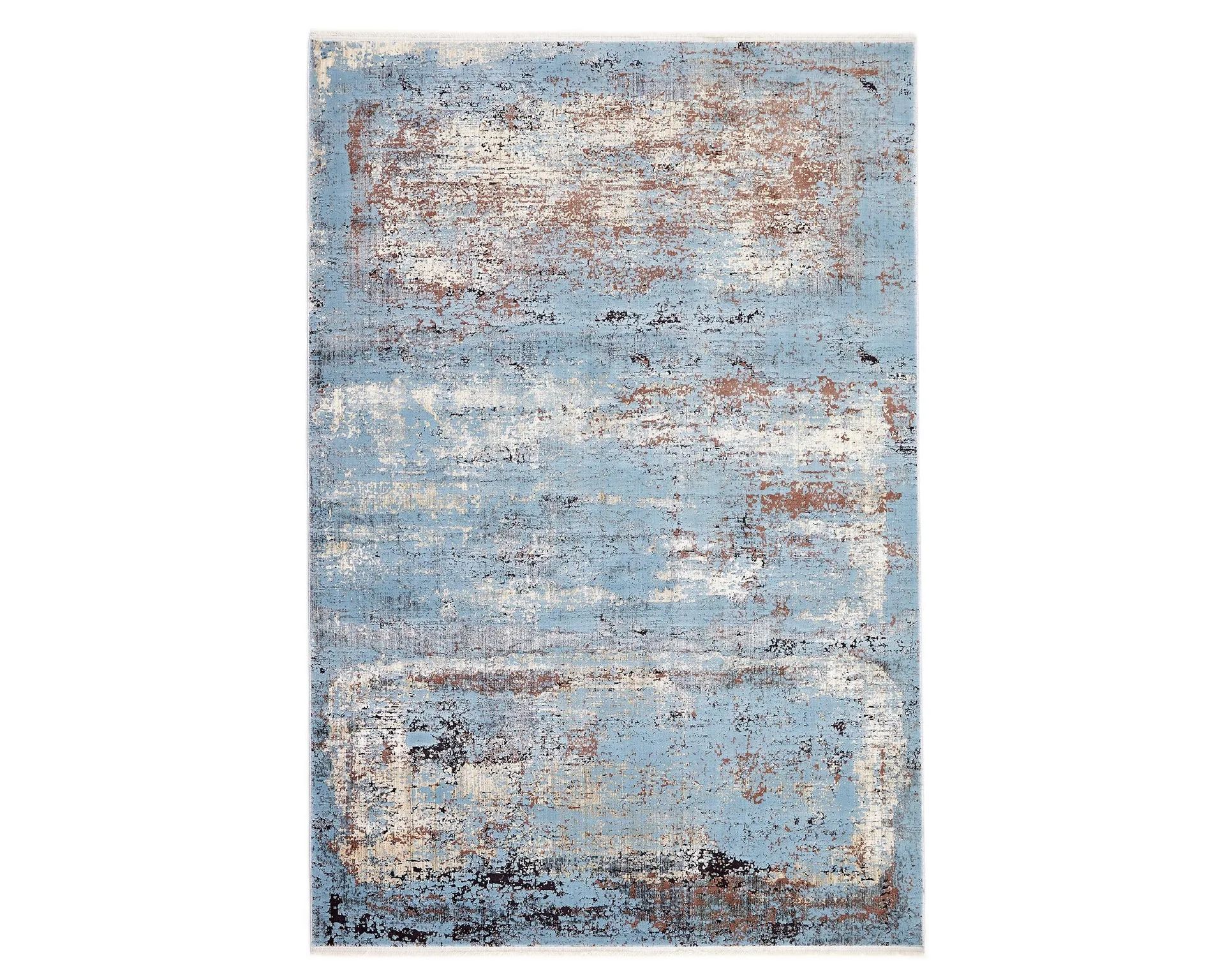 Rezas orientalisk x Abstract matta Blå 160 x 230 cm