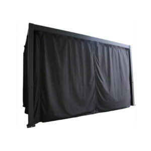 Mirador paviljong tyg 300 x 300 cm svart