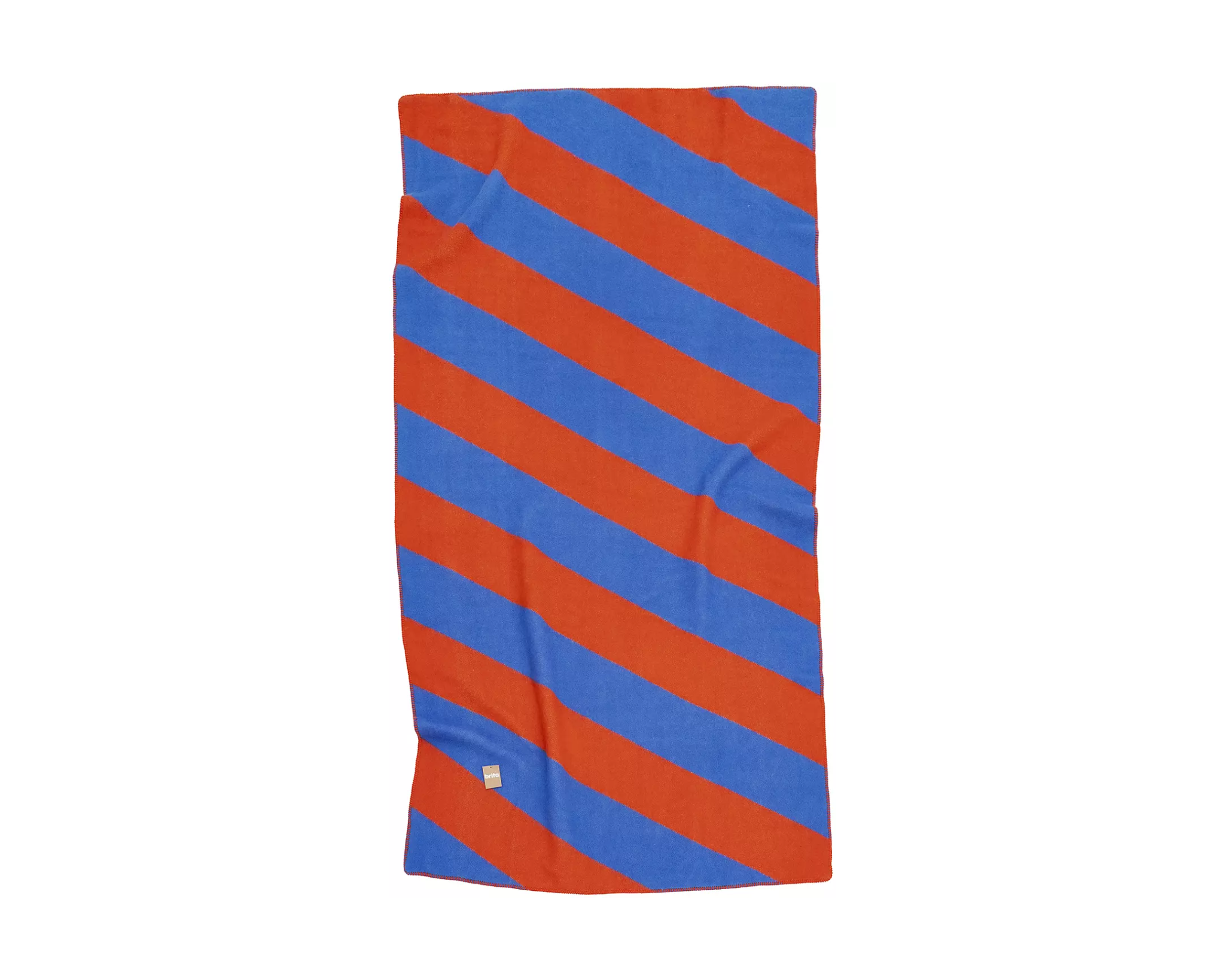 Brita Sweden Minola filt 130 x 260 cm röd / blå