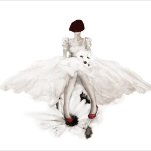 Anna Bülow, Anna Bülow poster Wedding Bell 30x40 cm 220g/signerat