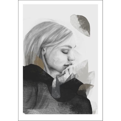 Anna Bülow, Anna Bülow poster Dreamer in Black 70x100cm sign/numrerat