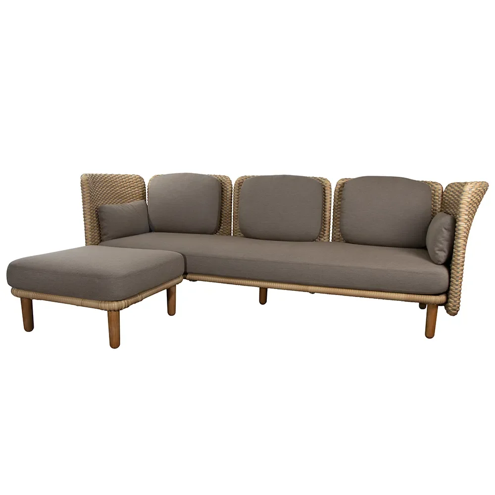Cane-line, Arch 3-sits soffa med schäslong