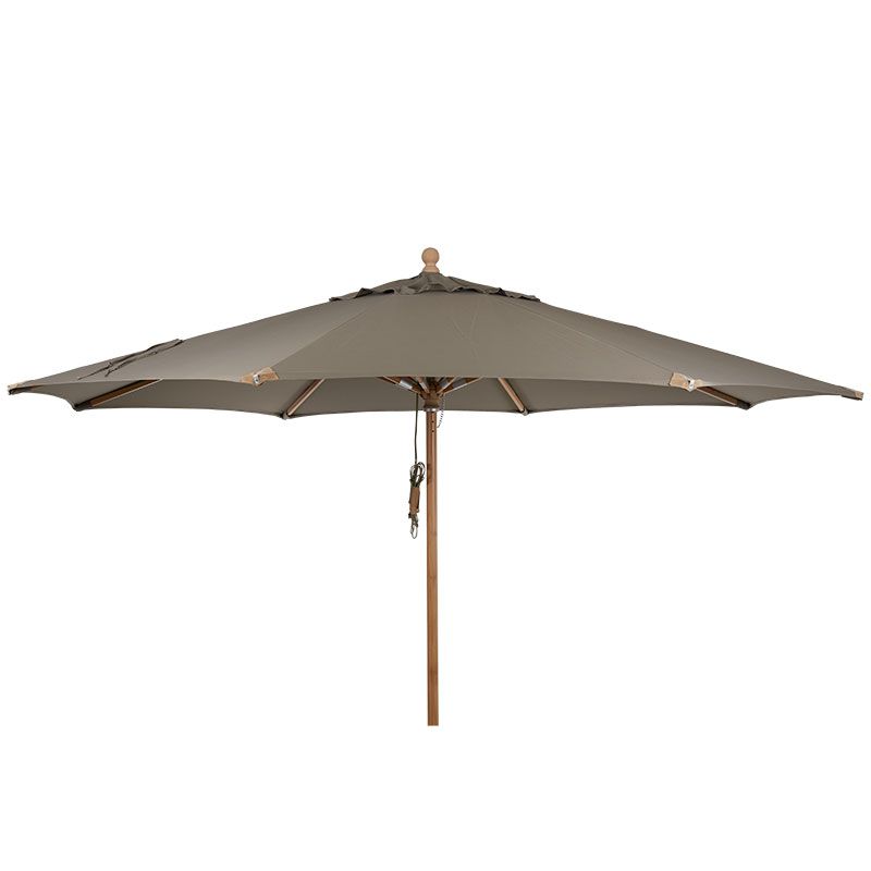 Brafab, Parma träparasoll 350 cm taupe