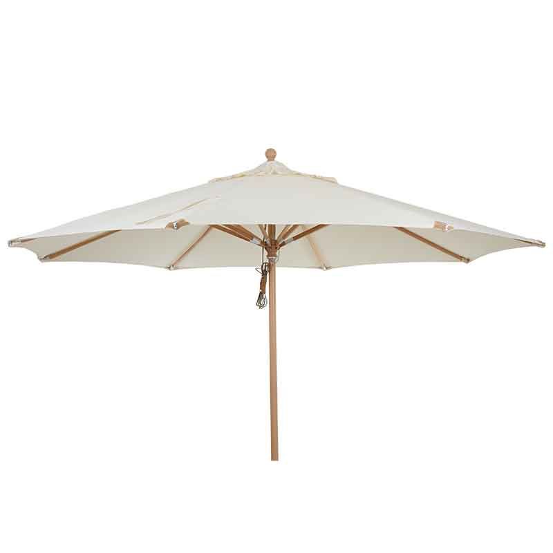 Brafab, Parma träparasoll 350 cm natur