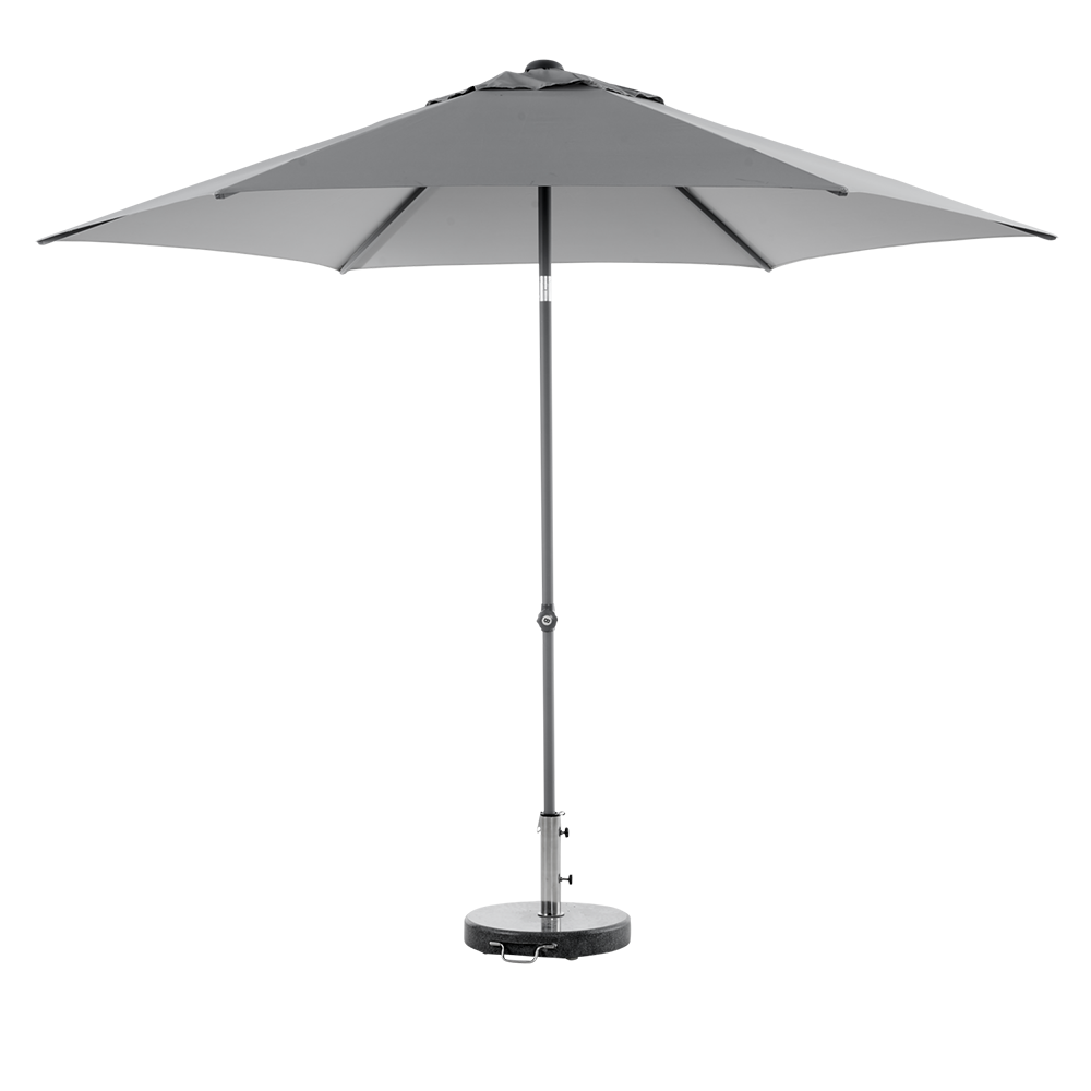 Brafab, Poppi Parasoll Ø300 cm grå
