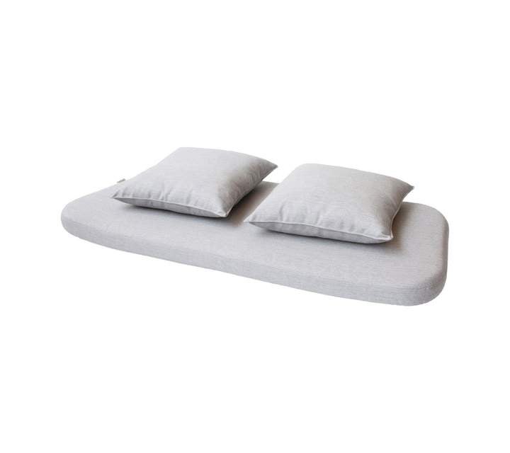 Cane-line, Moments Bänk Dynset Light Grey 3 Dynor Pr. Dynset