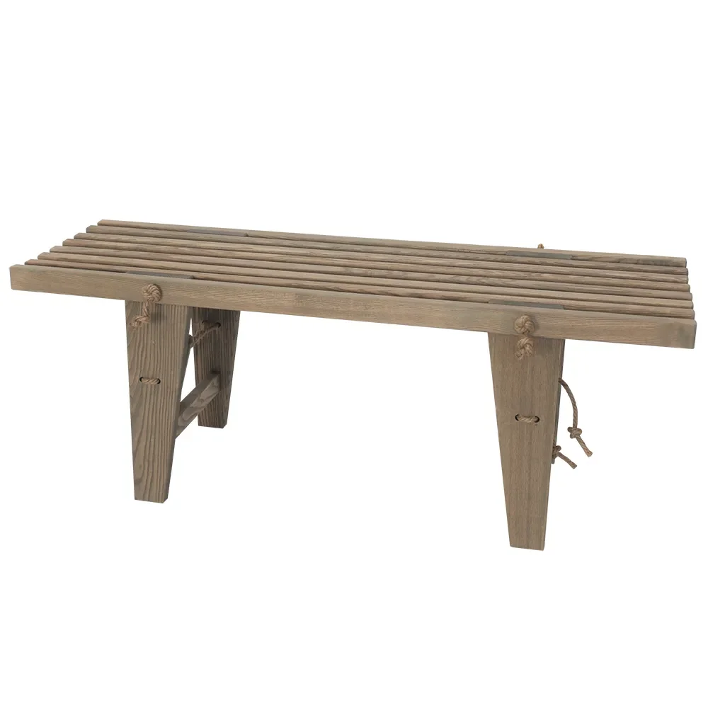 Hillerstorp, D-bench Bänk 120 cm Gråoljad ask