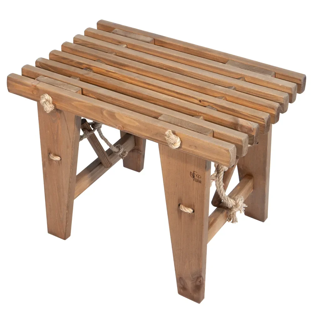 Hillerstorp, Ecobench 60 cm Furu oljad brun