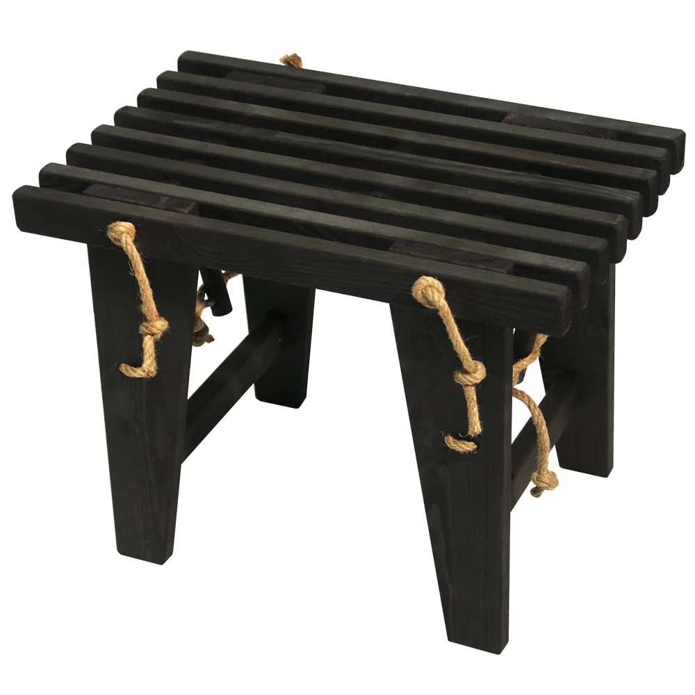 Hillerstorp, Ecobench 60 cm Furu Svart Oljad
