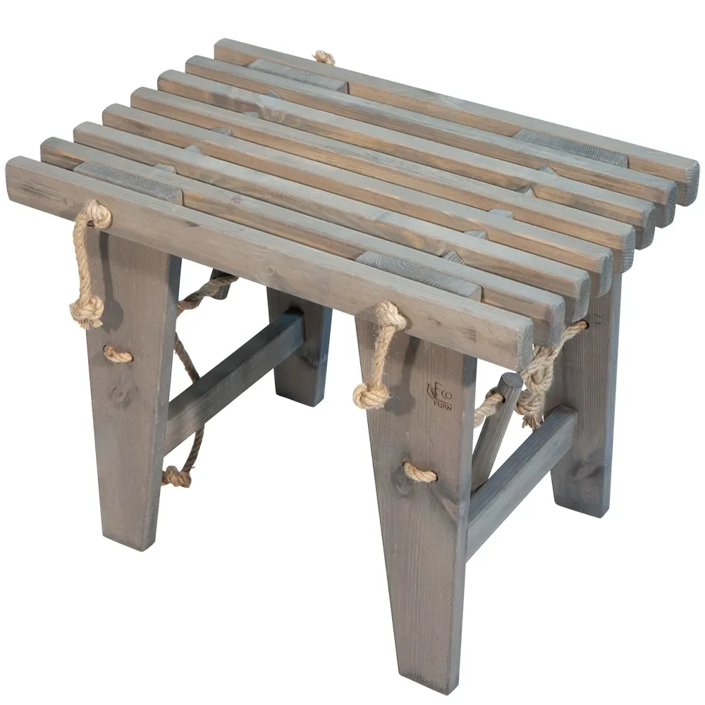 Hillerstorp, Ecobench 60 cm Furu Grå Oljad