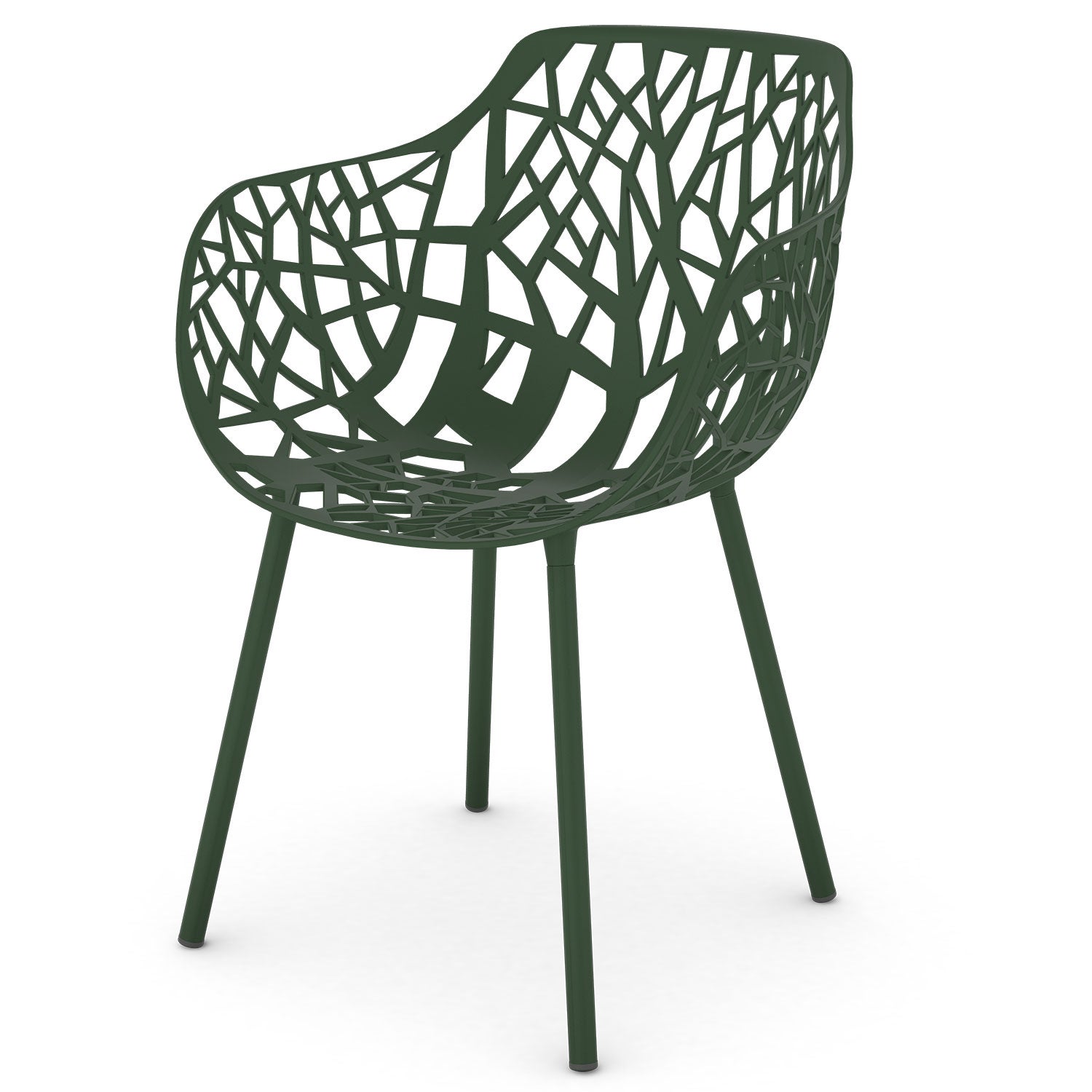 Fast, Forest karmstol Dark Green