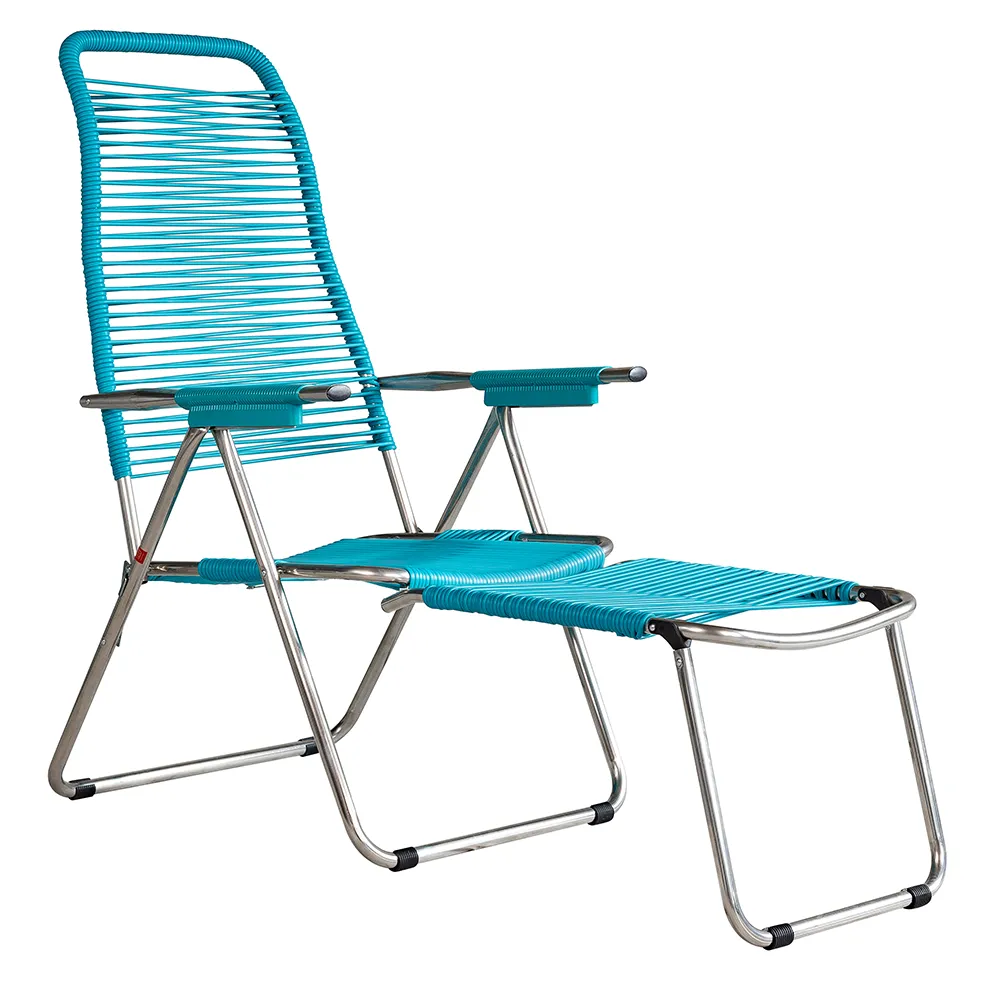 Fiam, Spaghetti solstol matt turquoise aluminium