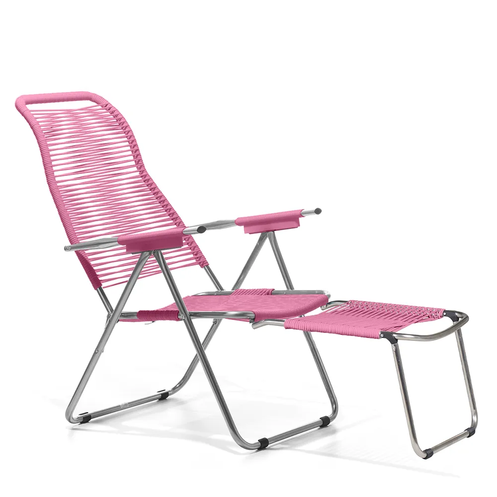 Fiam, Spaghetti solstol pink matt aluminium