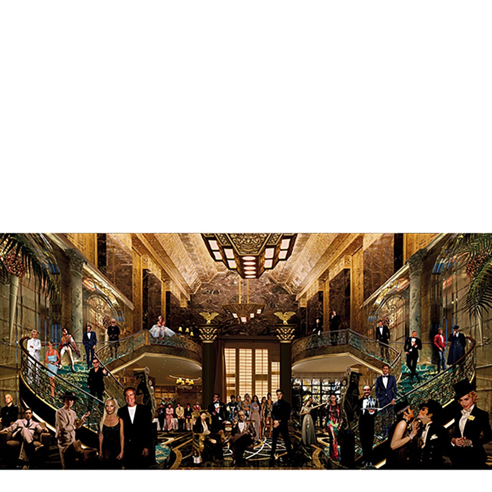 Artwood, THE PARTY OF THE CENTURY fototavla - 250x120