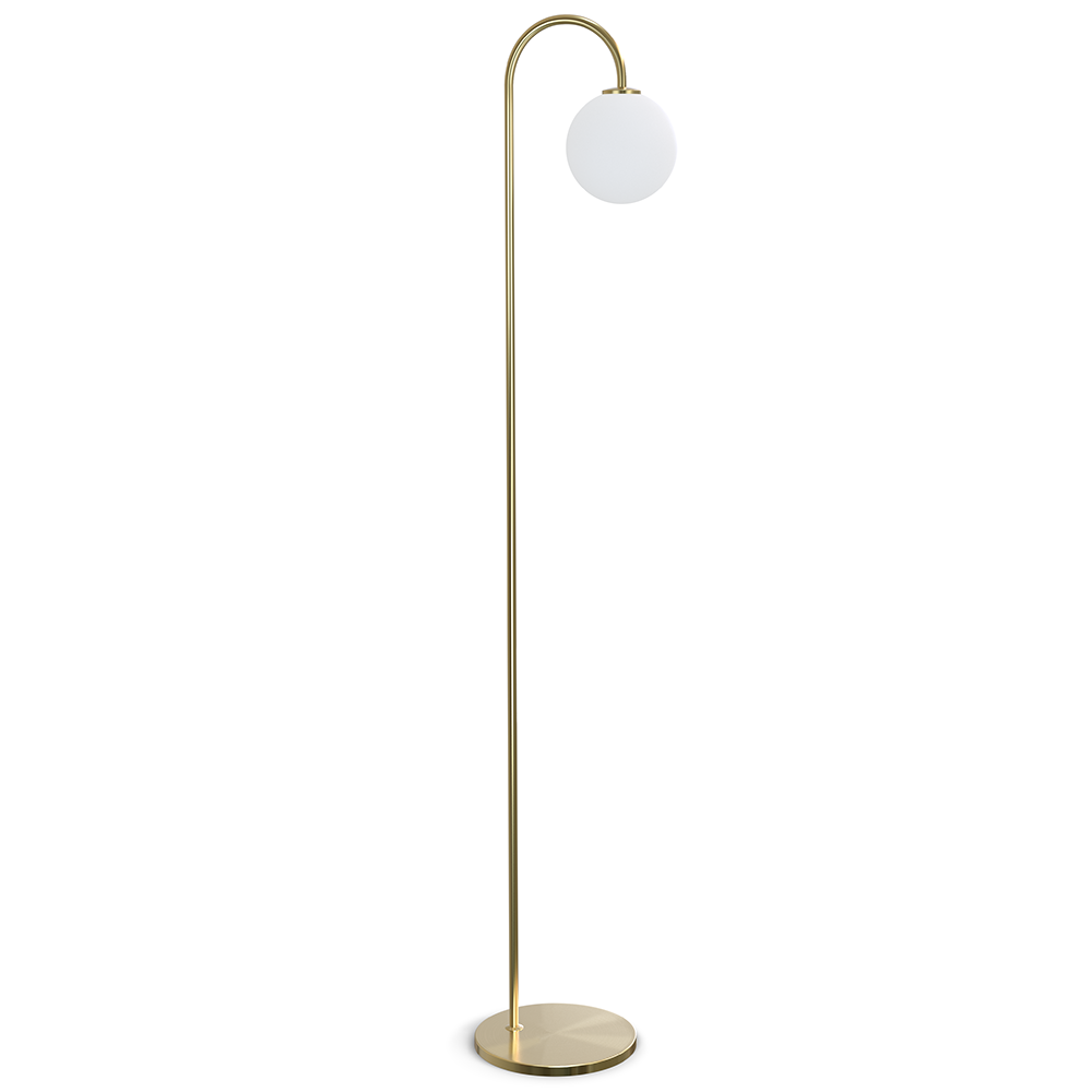 Herstal, Ballon golvlampa mässing G9