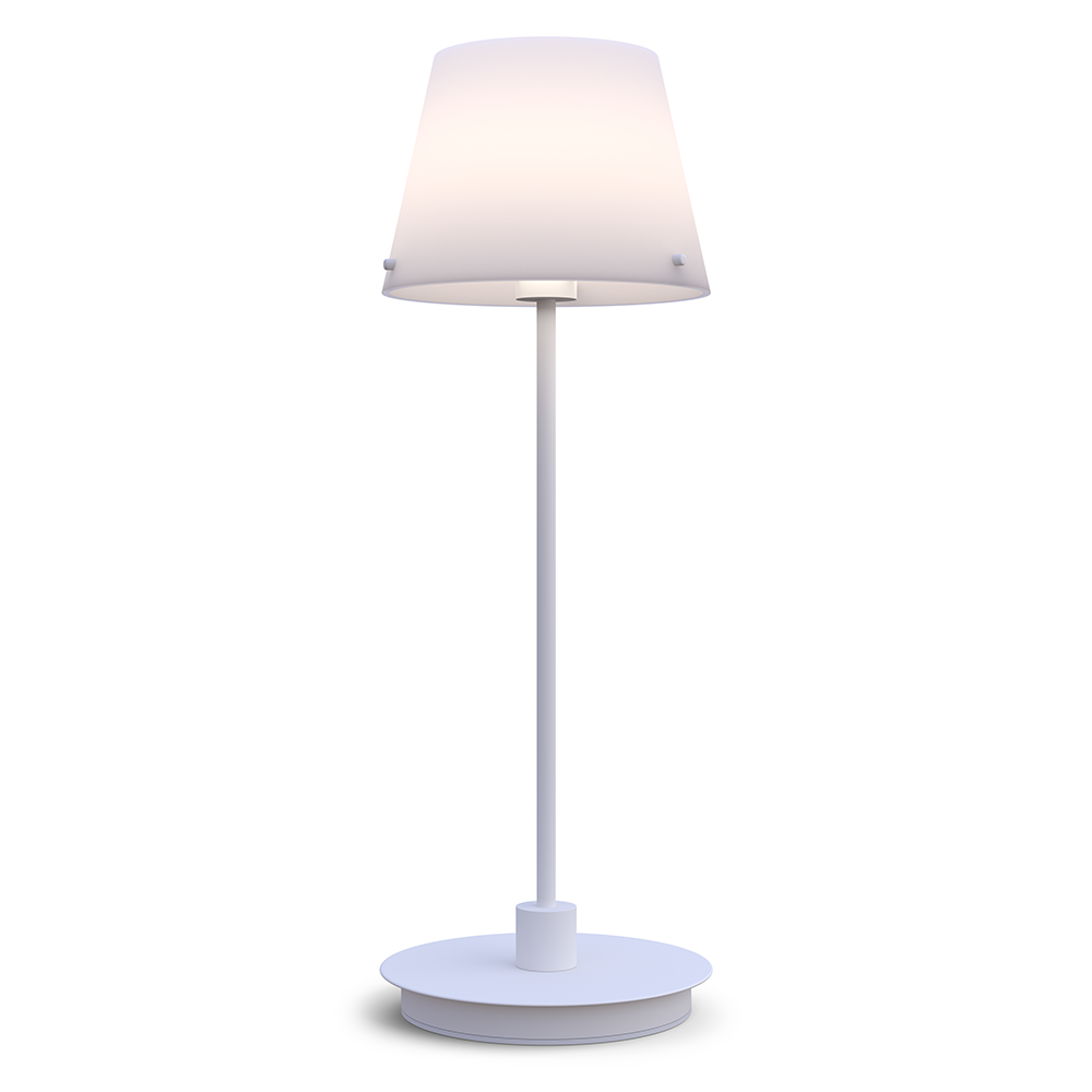 Herstal, Gil il Grande bordslampa vit G9