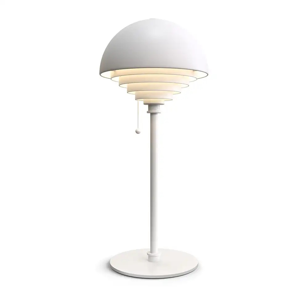 Herstal, Motown bordslampa vit E27