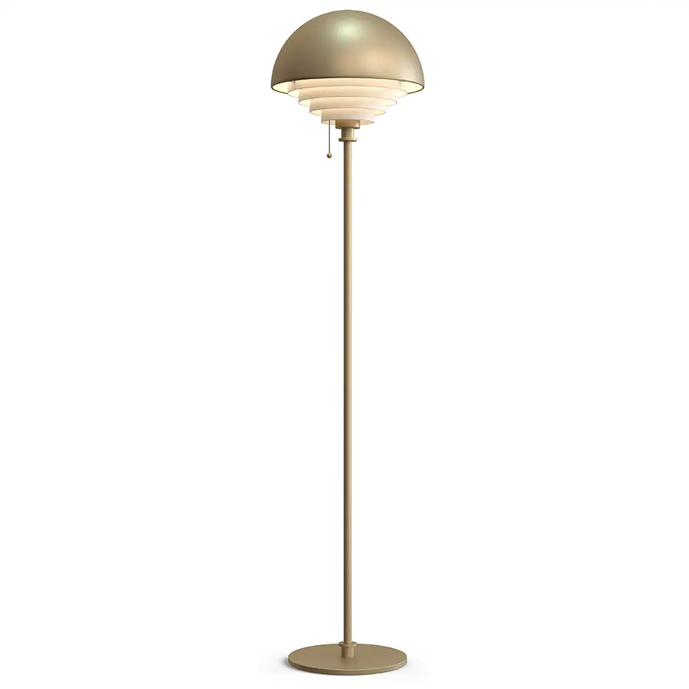 Herstal, Motown golvlampa mässing E27