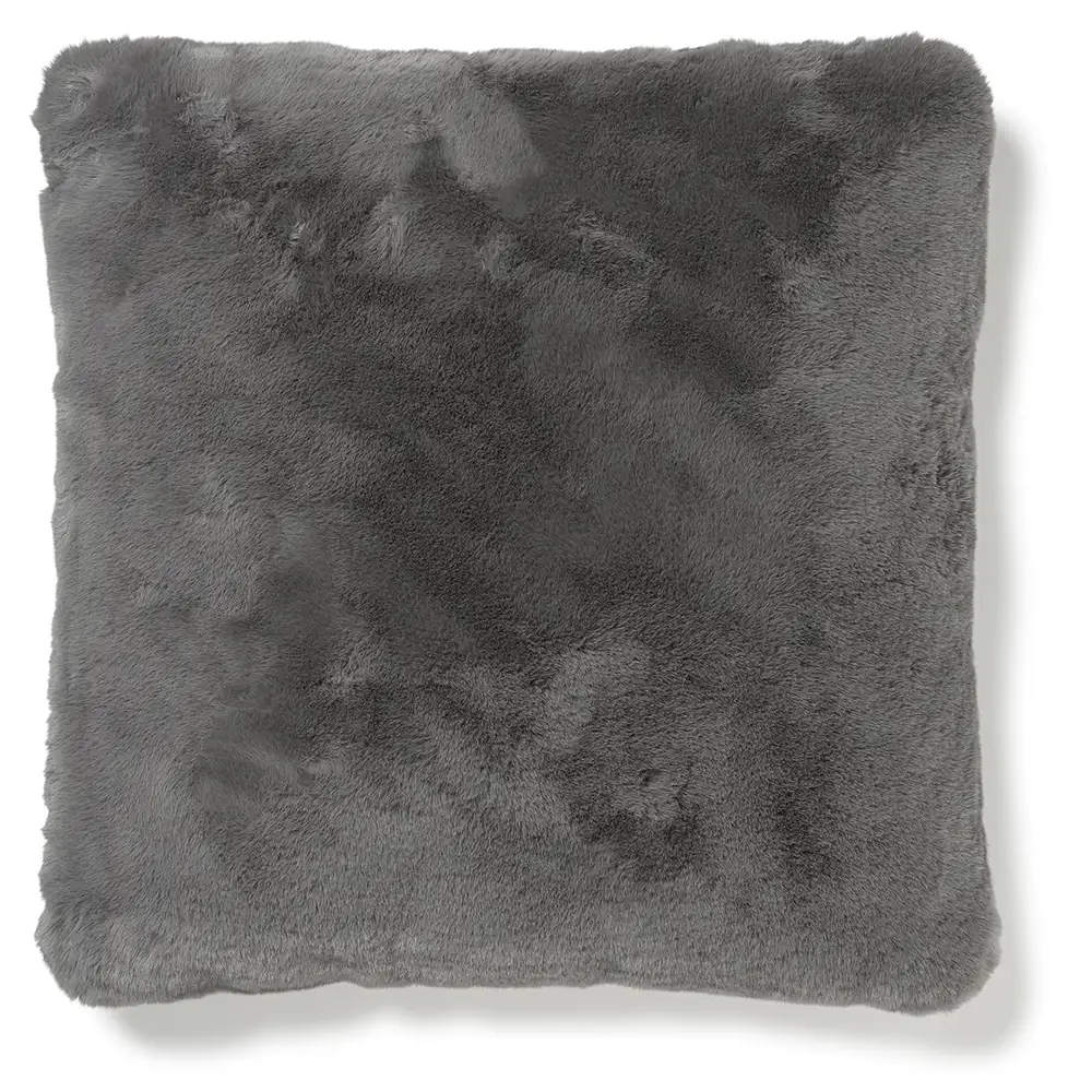 Skinnwille, Fluffy Kuddfodral 45x45 cm Grey