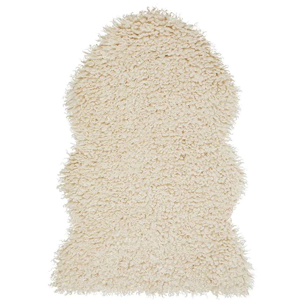 Skinnwille, Wooly fäll 60x90 cm Beige