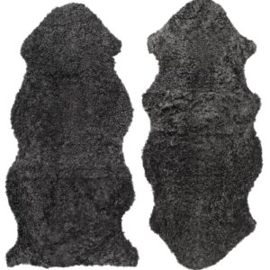 Skinnwille, Curly fårskinn 1,5 Dark Grey