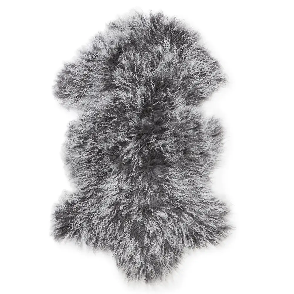 Skinnwille, Shansi Fårskinn 55x95 cm Grey Snowtop