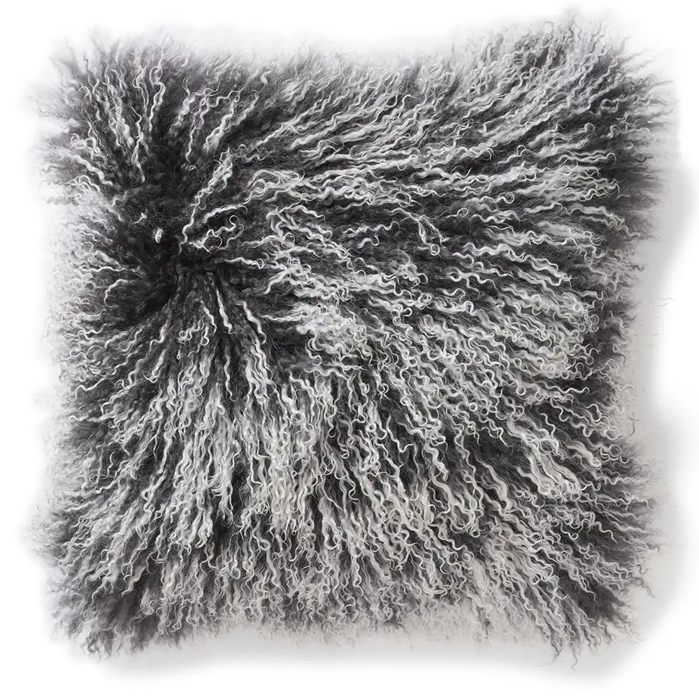 Skinnwille, Shansi kuddfodral 40x40 cm Grey Snowtip