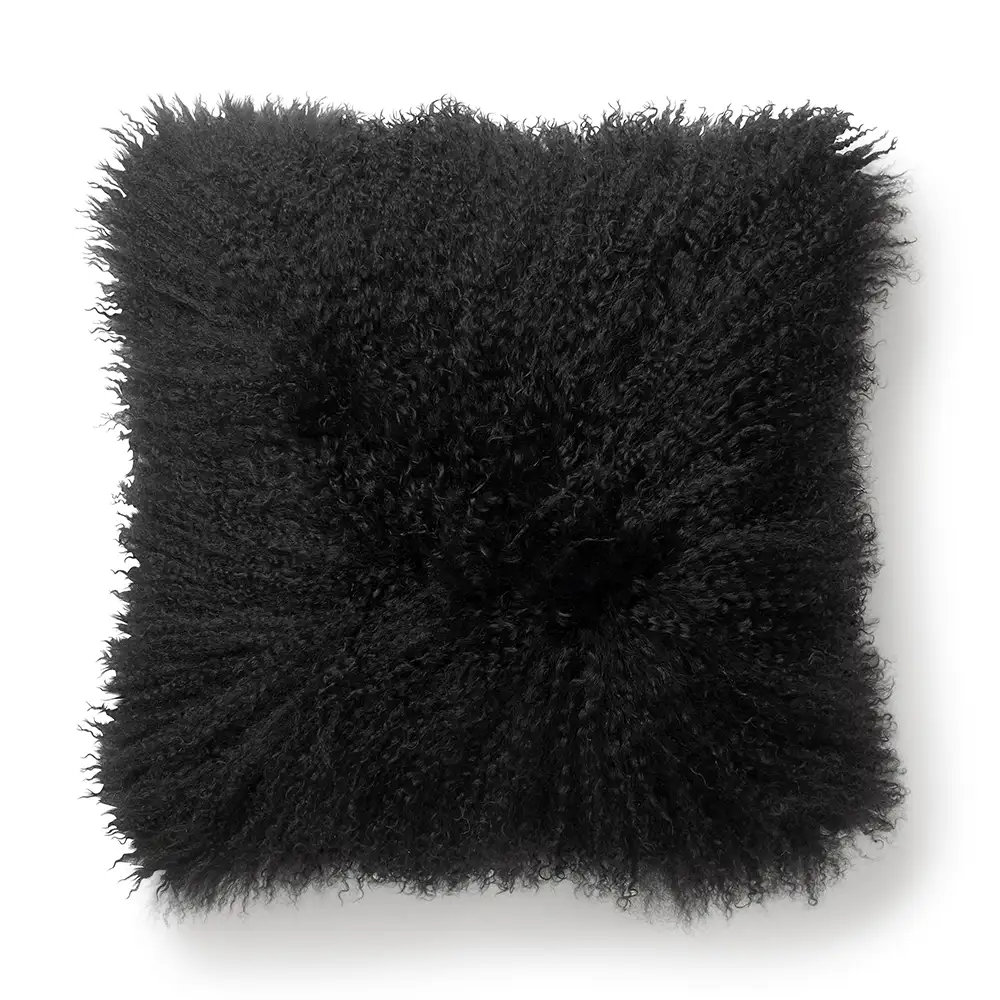 Skinnwille, Shansi Kuddfodral 40x40 cm Black