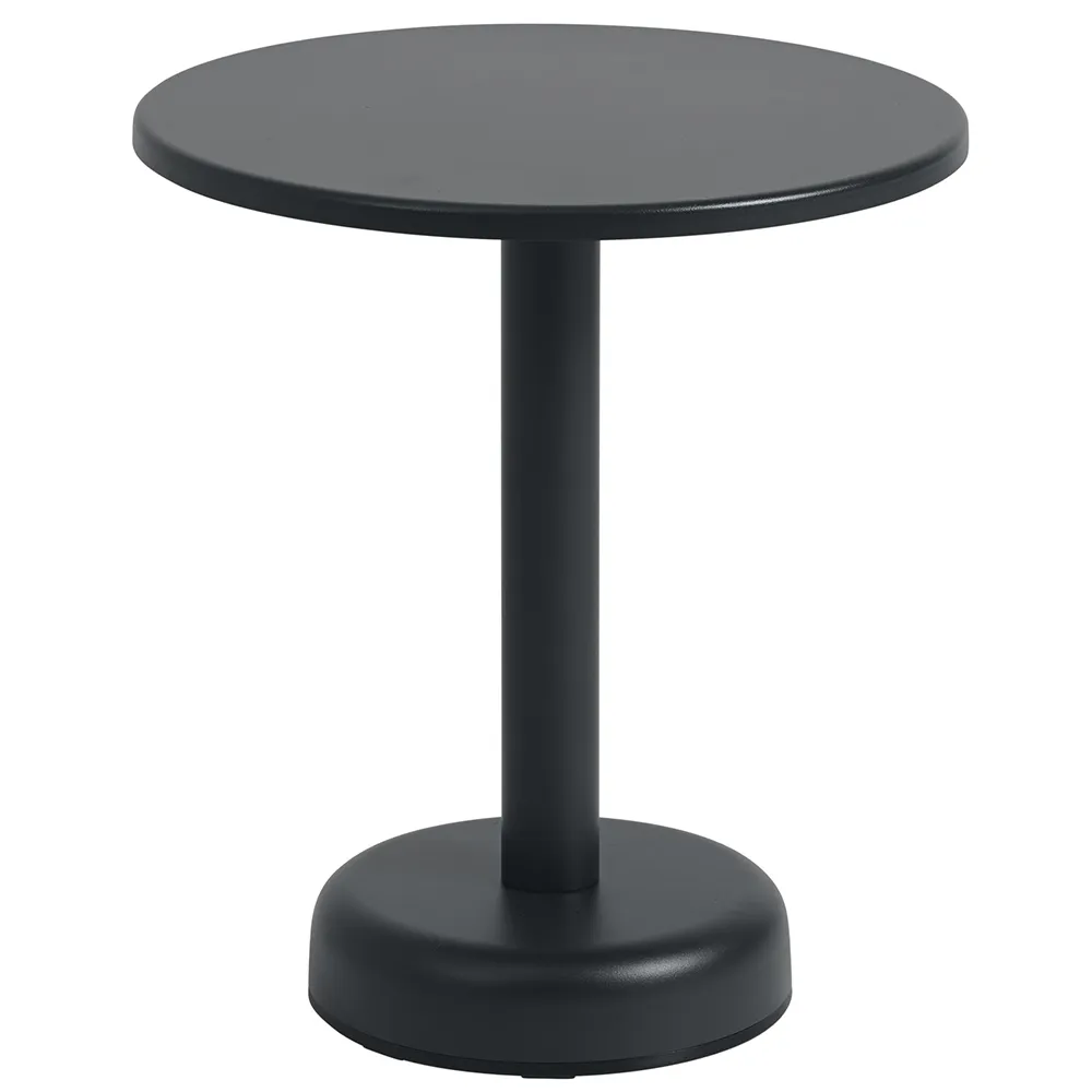 Muuto, Linear Steel Soffbord Ø42 cm Anthracite Black