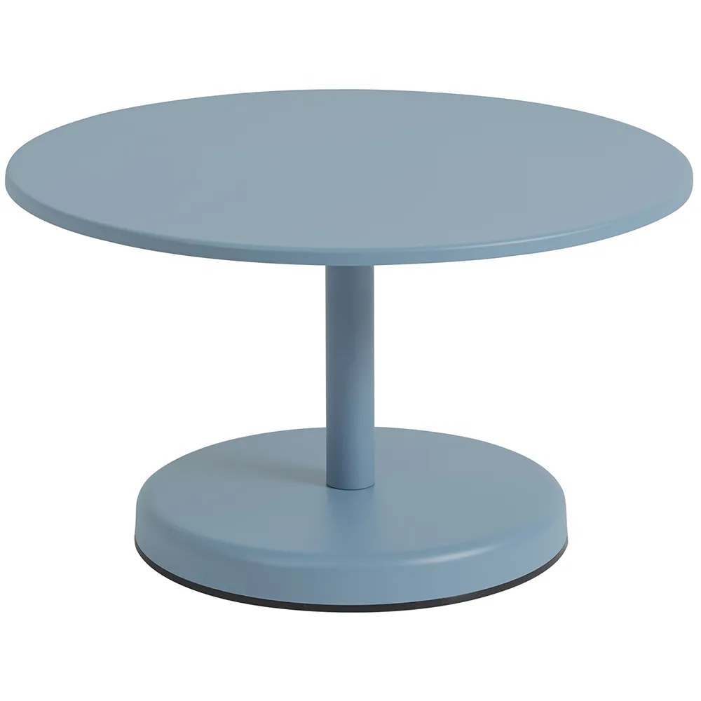 Muuto, Linear Steel Soffbord Ø70 cm Pale Blue