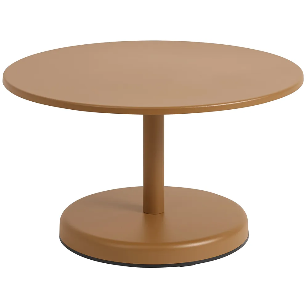 Muuto, Linear Steel Soffbord Ø70 cm Burnt Orange