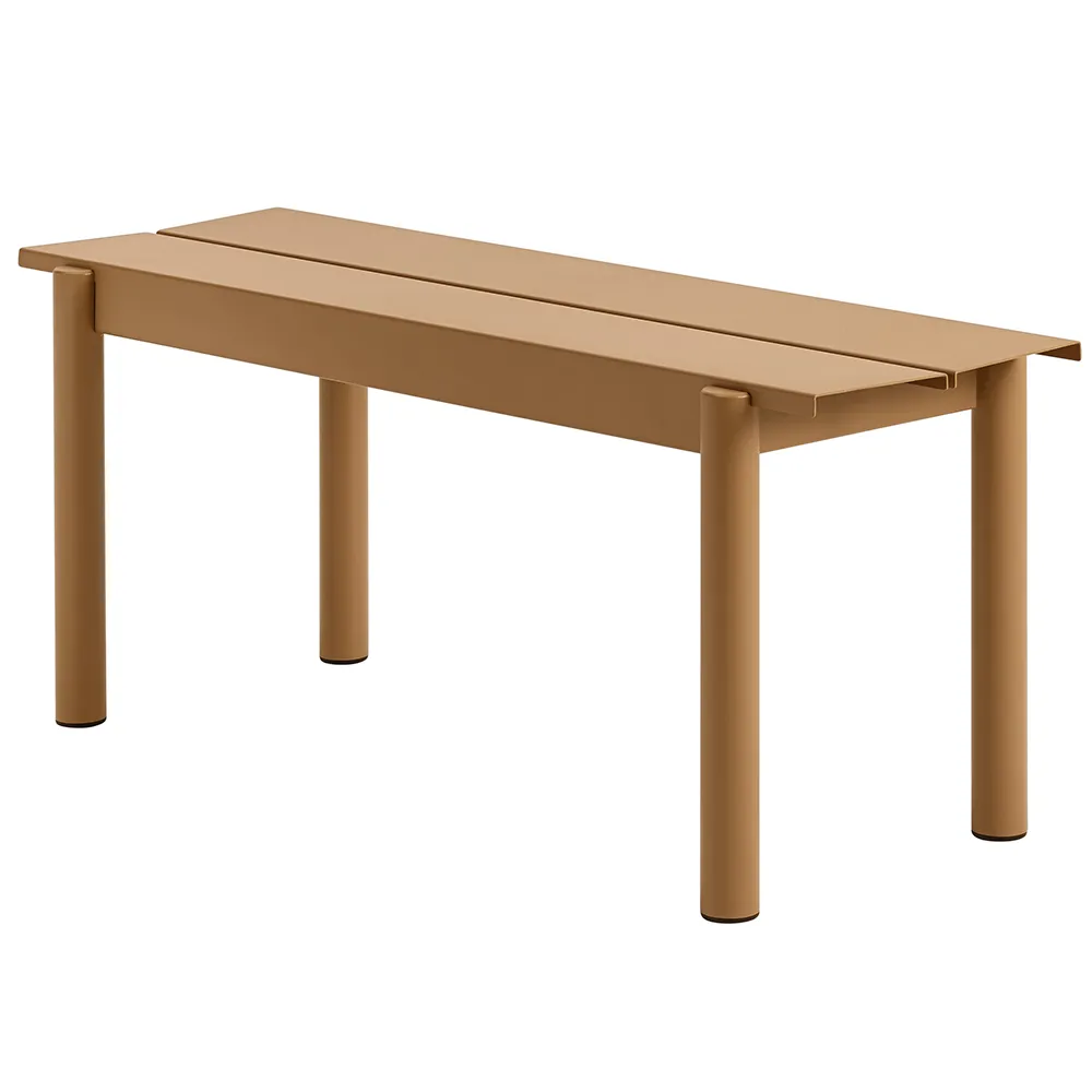 Muuto, Linear Steel Bänk 110x34 cm Burnt Orange