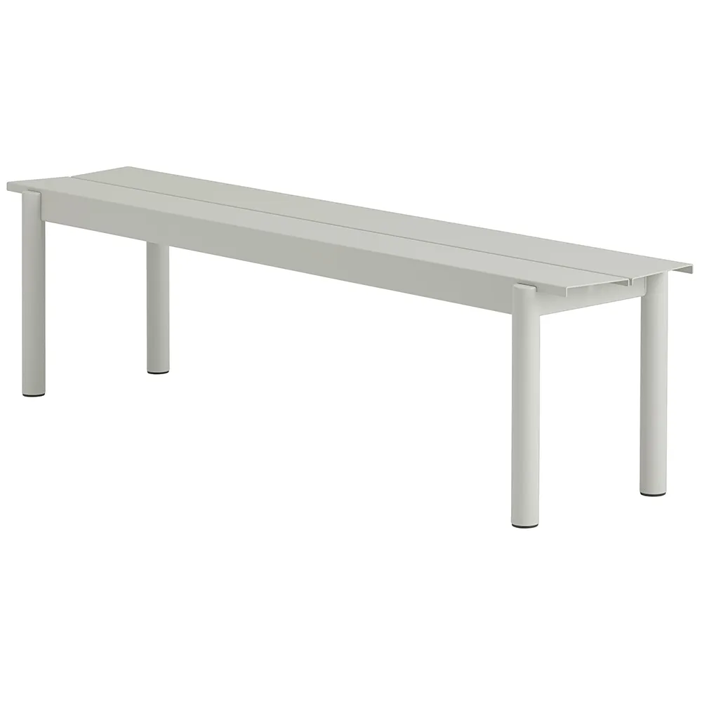 Muuto, Linear Steel Bänk 170x34 cm Grey