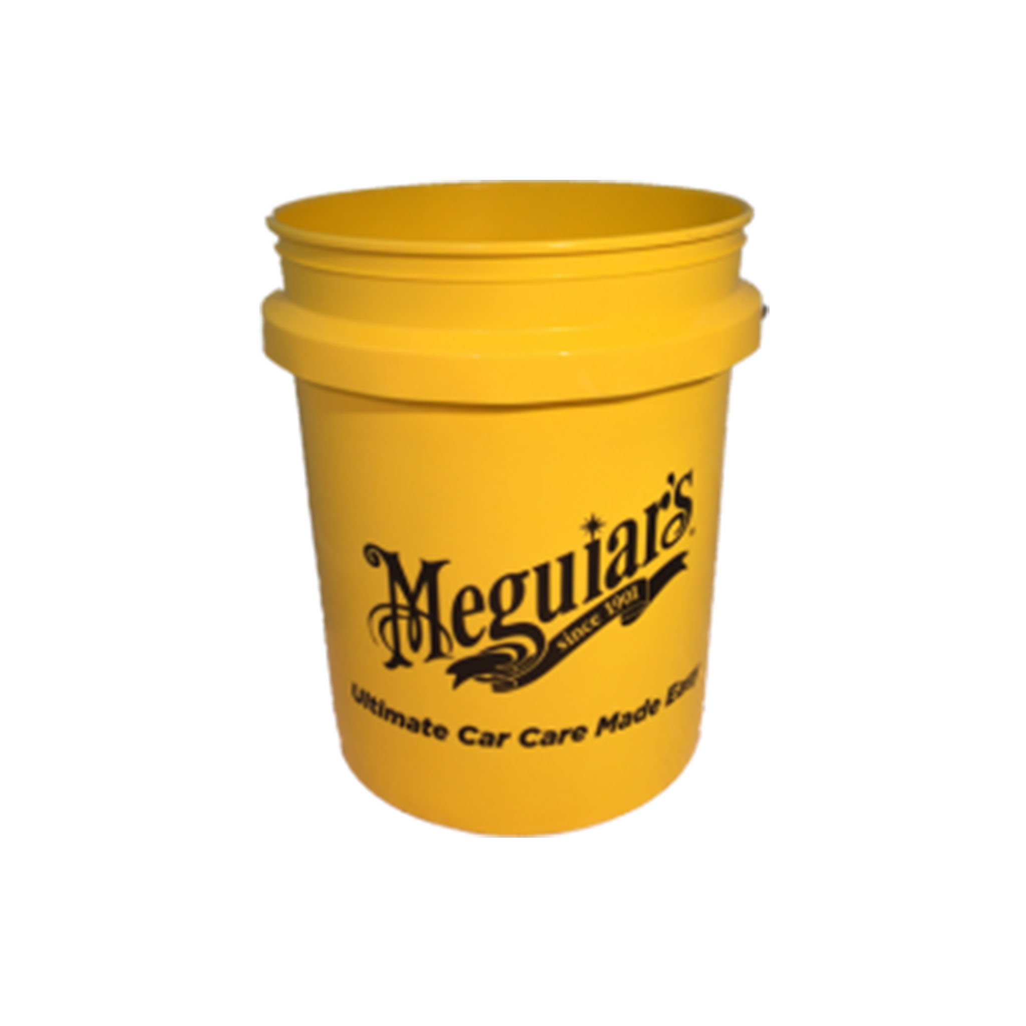 Tvätthink Meguiars Wash Bucket Gul, 22 liter (inkl. lock), Tvätthink inkl. lock + raster (smutsavskiljare)