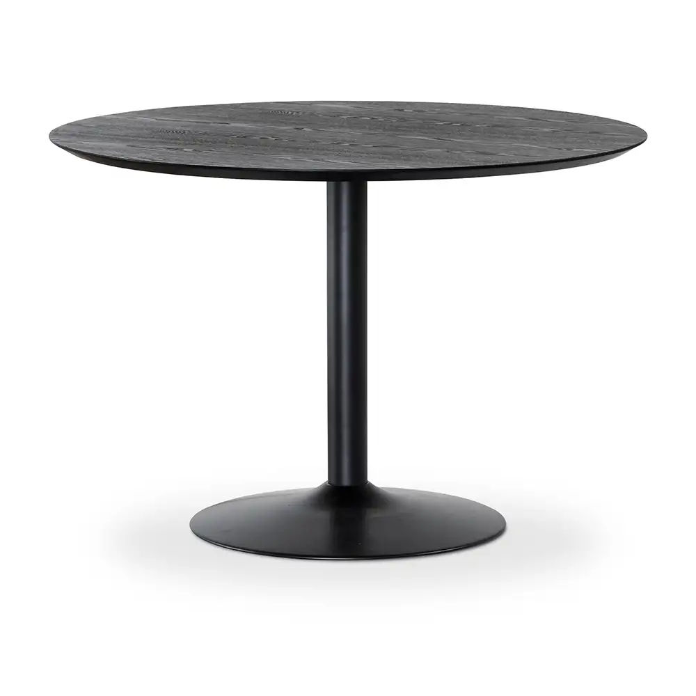 Torkelson, Miles Matbord trumpetfot 110 cm svartbetsad ask