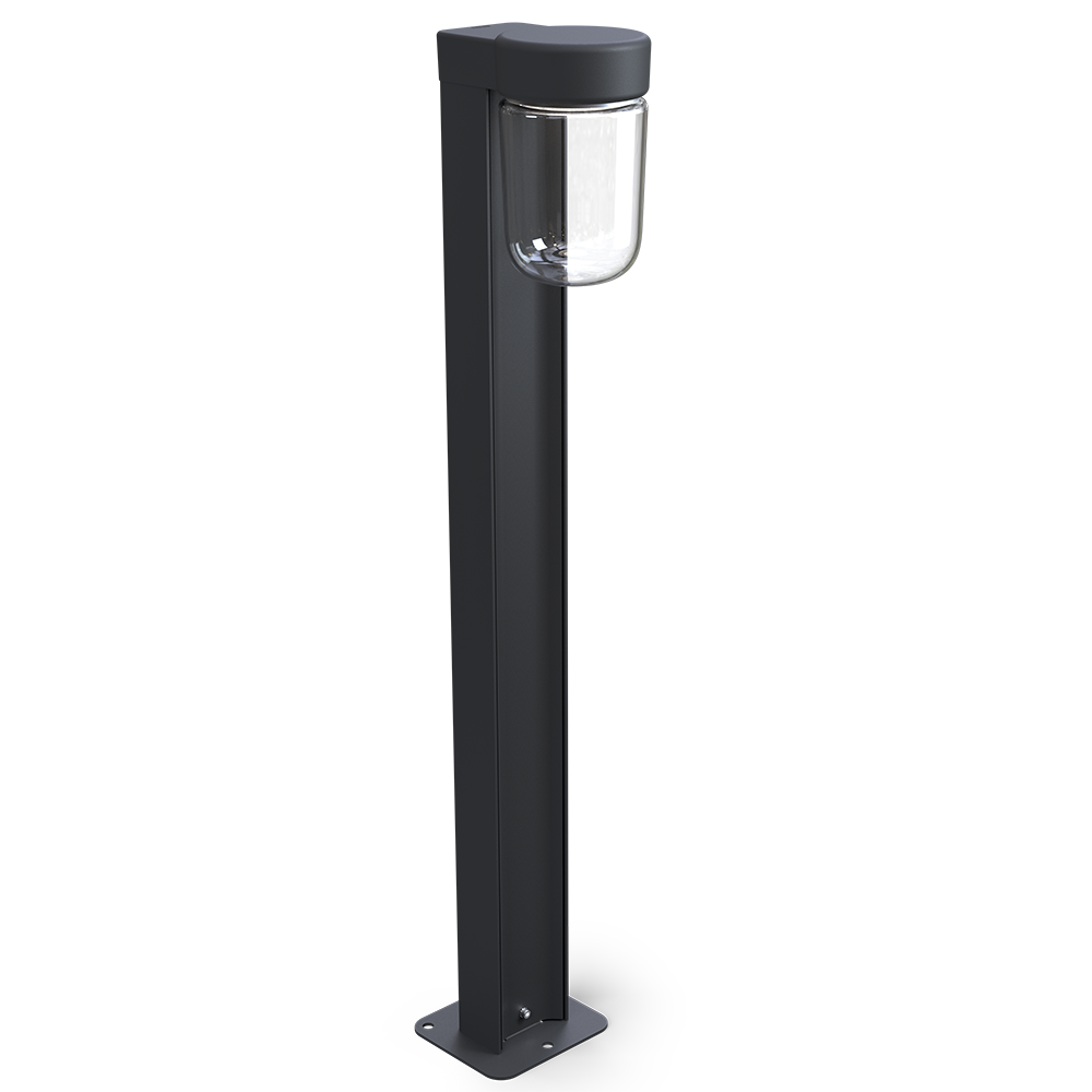 Belid, Moon pollare IP44 svartstruktur LED