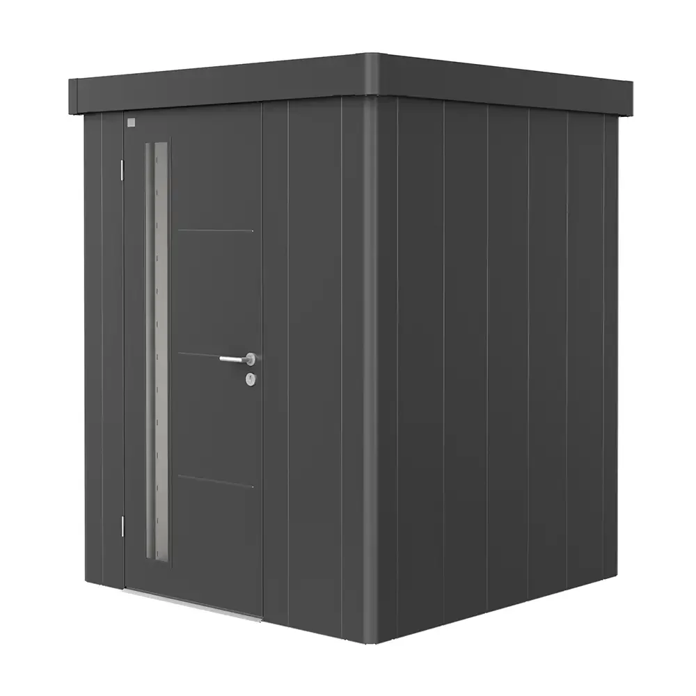 Biohort, Trädgårdsskjul Neo 1A med Standarddörr, metallic mörkgrå