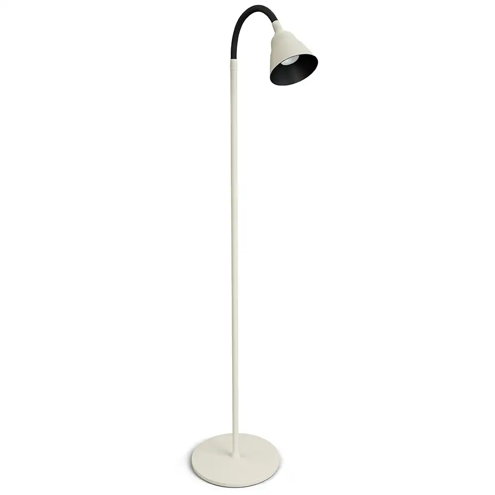 Herstal, Relief golvlampa pärlvit/mattsvart GU10