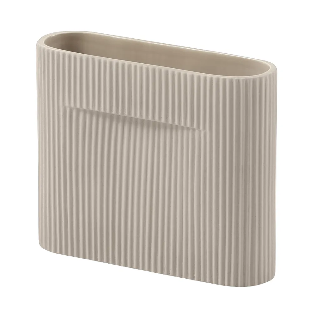 Muuto, Ridge Vas H: 16,5 cm Beige
