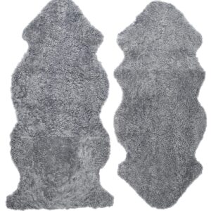 Skinnwille, Curly fårskinn 1,5 Grey Silver