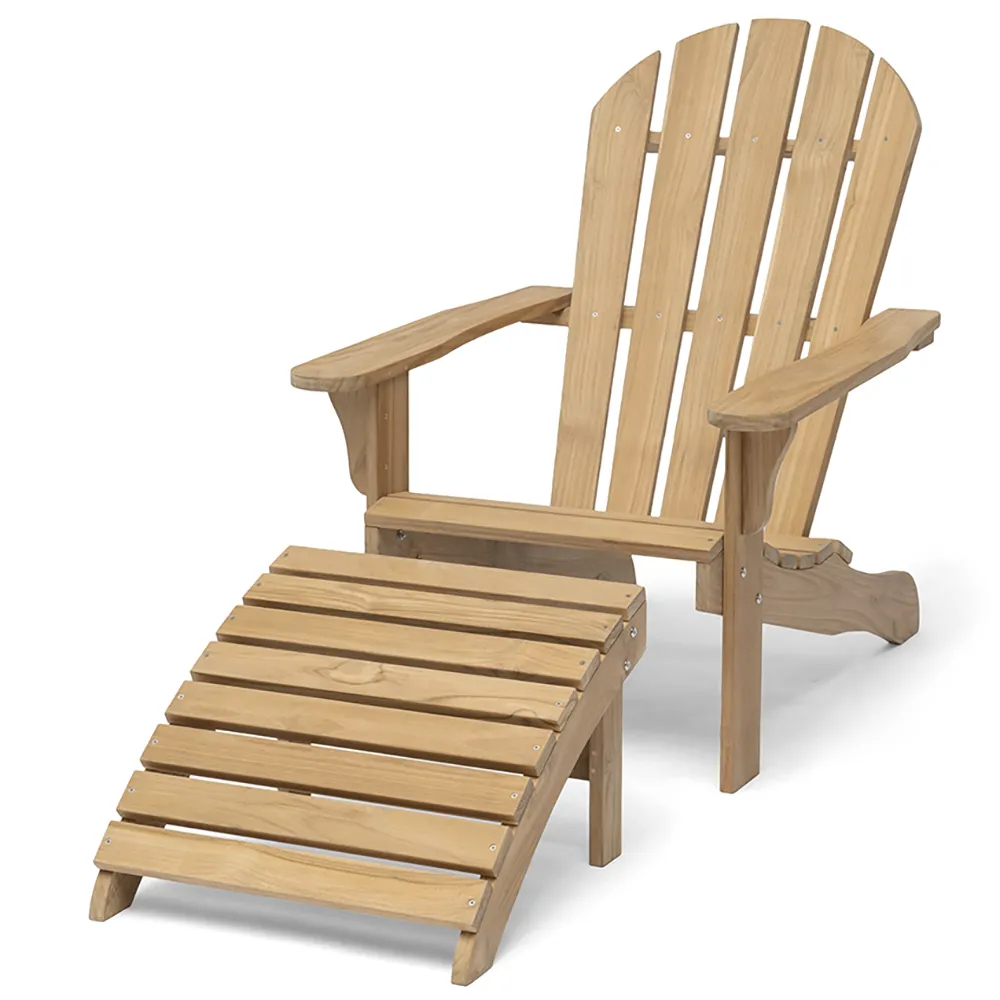 Hillerstorp, Tennessee Däckstol Teak inkl. fotpall