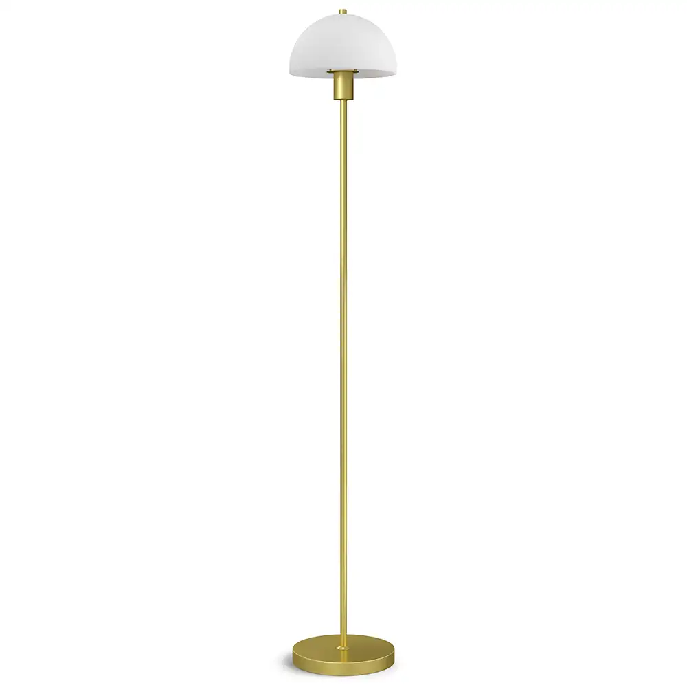 Herstal, Vienda golvlampa mässing/glas E14